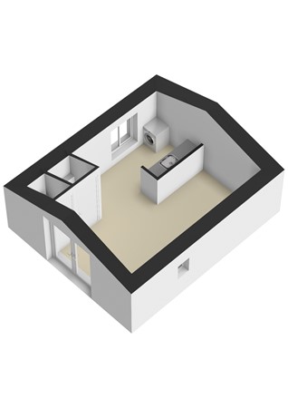 Plattegrond - Hilleshagerweg 4, 6281 AE Mechelen - Hilleshagerweg 4 Mechelen - Bijgebouw 3D.jpg